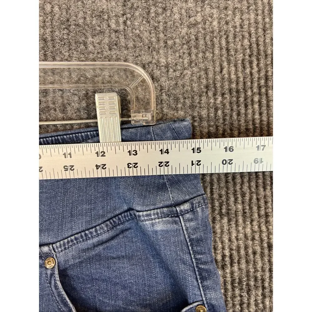 Belle By Kim Gravel Tall TripleLuxe Denim Mariner Crop Pants Medium Wash Sz 10 T - Picture 6 of 9